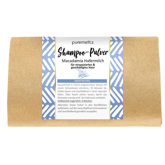 Shampoo-Pulver Macadamia-Hafermilch